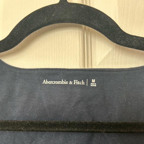 NWT Abercrombie Cotton Seamless Bodysuit - Navy - Picture 4 of 5